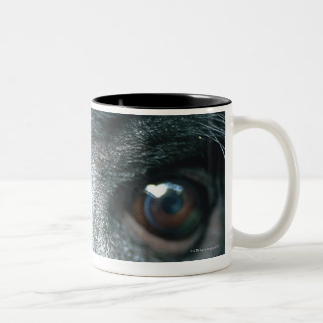 Caneca De Café Em Dois Tons Fim-acima do macaco (Direita)