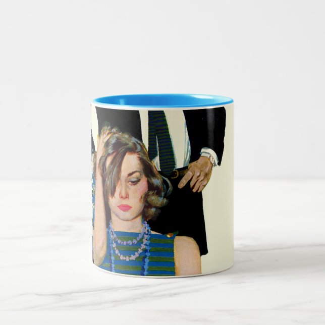 Caneca De Café Em Dois Tons Fim de um casamento (Centro)