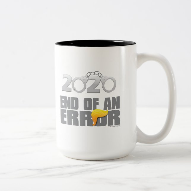 Caneca De Café Em Dois Tons Fim de um erro (Direita)