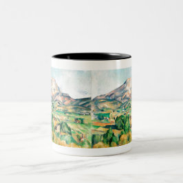 Caneca De Café Em Dois Tons Fine Art Mont Sainte-Victoire, por Paul Cézanne