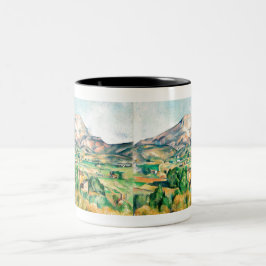 Caneca De Café Em Dois Tons Fine Art Mont Sainte-Victoire, por Paul Cézanne