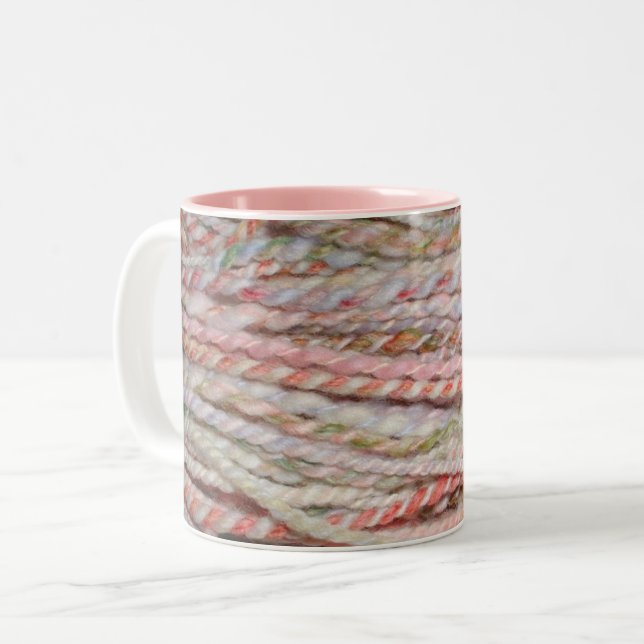 Caneca De Café Em Dois Tons fio em pinças (Frente Esquerda)
