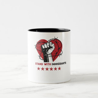 CANECA DE CAFÉ EM DOIS TONS FIQUE COM IMIGRANTES