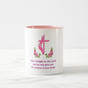 Caneca De Café Em Dois Tons fique encantado no Senhor