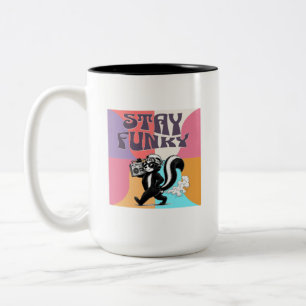Caneca De Café Em Dois Tons Fique Funk Gambá
