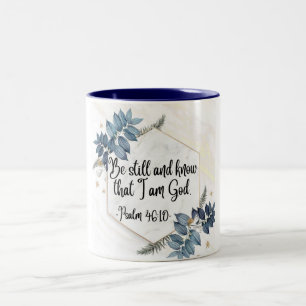 Caneca De Café Em Dois Tons Fique quieto