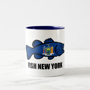 Caneca De Café Em Dois Tons Fish New York Bass