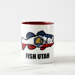 Caneca De Café Em Dois Tons Fish Utah