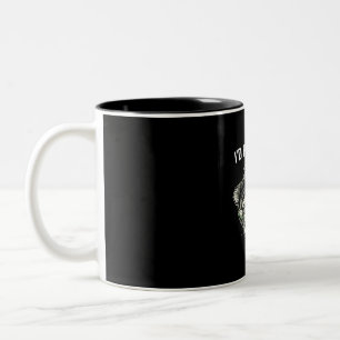 Caneca De Café Em Dois Tons Fisher, Eu Preferencialmente A Pescar