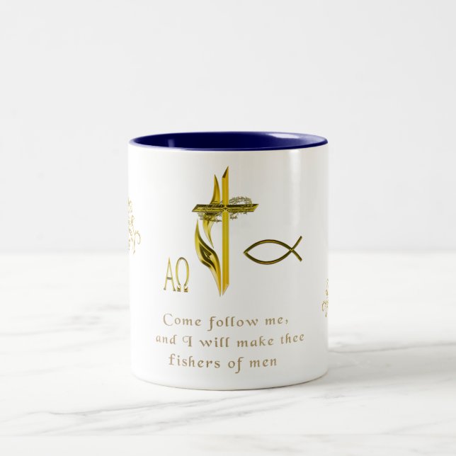 Caneca De Café Em Dois Tons Fishers of Men (Centro)