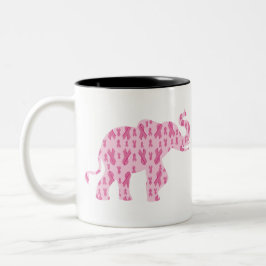 Caneca De Café Em Dois Tons Fitas para Susan-Elephant