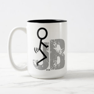 CANECA DE CAFÉ EM DOIS TONS #FJB