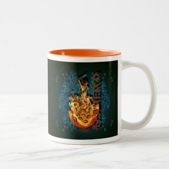 Caneca De Café Em Dois Tons Flamenco II - Mug, Taça (Direita)