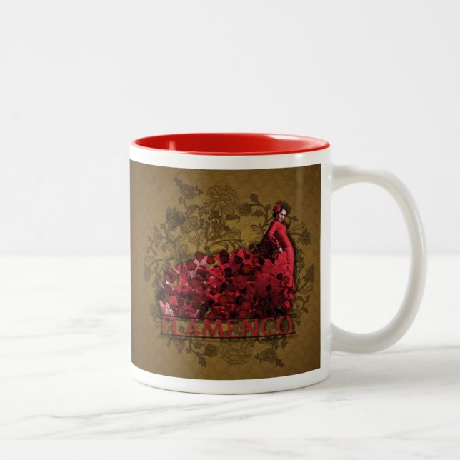 Caneca De Café Em Dois Tons Flamenco - Mug, Taça (Direita)