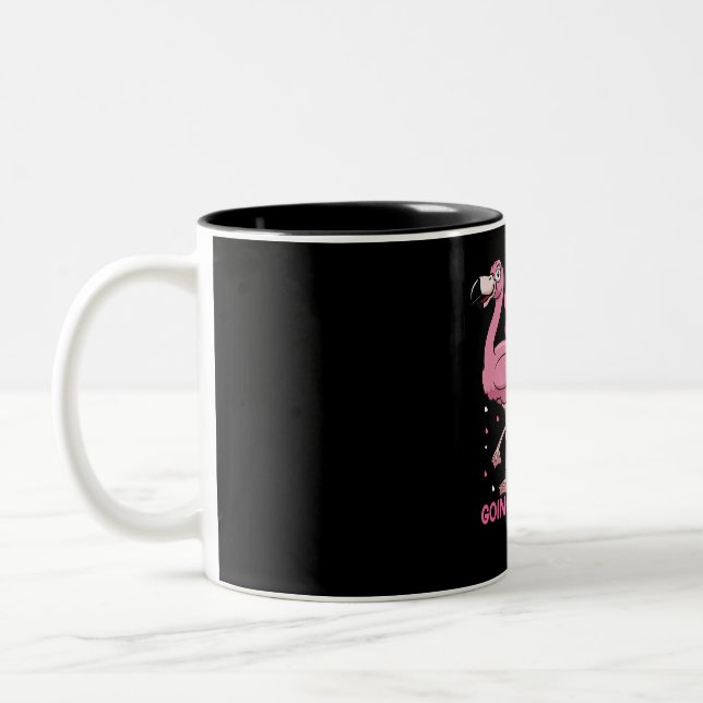 Caneca De Café Em Dois Tons Flamingos | As Pessoas Devem Parar De Esperar Que  (Esquerda)