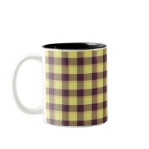 Flax and Livid Brown Plaid Yellow