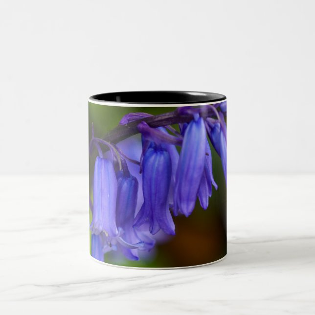 Caneca De Café Em Dois Tons Flor Bluebell (Centro)
