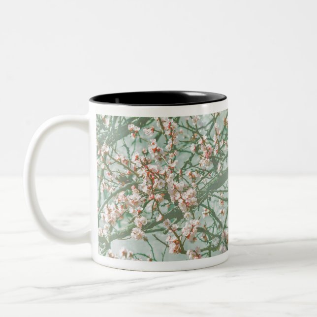 Caneca De Café Em Dois Tons Flor de cereja (Esquerda)