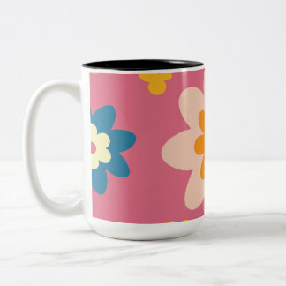 Caneca De Café Em Dois Tons Flor Flórida Mug