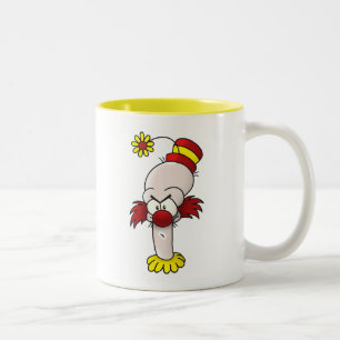 Caneca De Café Em Dois Tons Flor Irritado