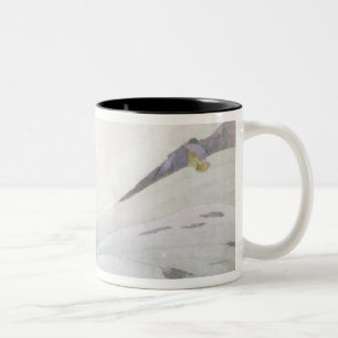 Caneca De Café Em Dois Tons Flor Seires II Phaiuses