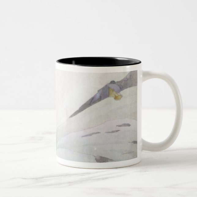 Caneca De Café Em Dois Tons Flor Seires II Phaiuses (Direita)