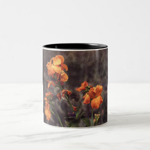 Caneca De Café Em Dois Tons Flor selvagem: Wallflower