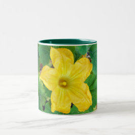 Caneca De Café Em Dois Tons Flor Zucchini