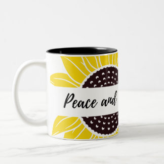 Caneca De Café Em Dois Tons Floral 2 Ton Mug