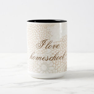 Caneca De Café Em Dois Tons Floral 2 tonado