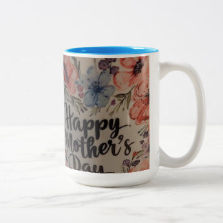 Caneca De Café Em Dois Tons floral mothers day mug