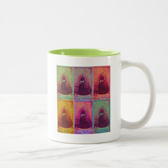 Caneca De Café Em Dois Tons Florence Nightingale Cors (Direita)