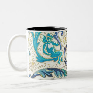 Caneca De Café Em Dois Tons Florentine Italiana Flourada