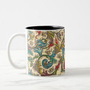 Caneca De Café Em Dois Tons Florentine Italiana Flourada
