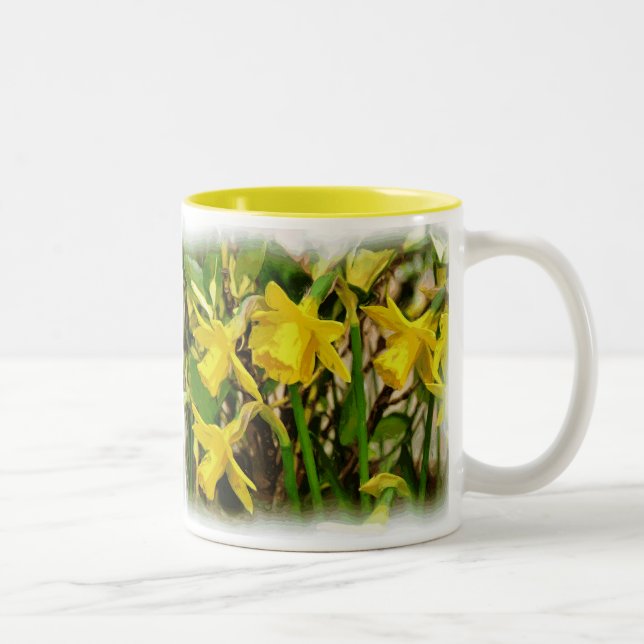 CANECA DE CAFÉ EM DOIS TONS FLORES (Direita)