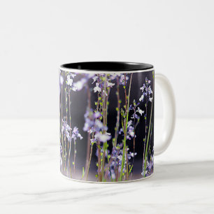 Caneca De Café Em Dois Tons Flores silvestres