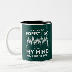 Caneca De Café Em Dois Tons Floresta