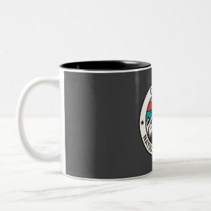 Caneca De Café Em Dois Tons Floresta Nacional Custer