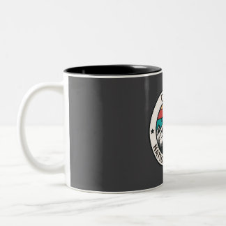 Caneca De Café Em Dois Tons Floresta Nacional Custer