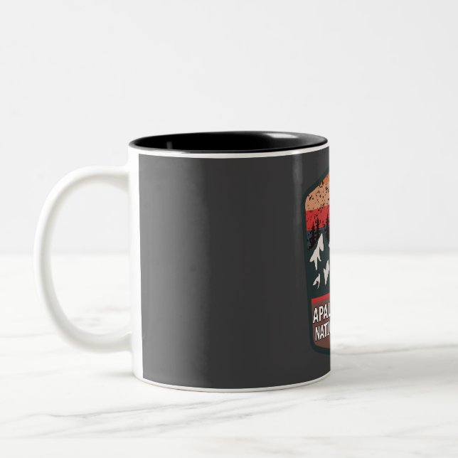 Caneca De Café Em Dois Tons Floresta nacional de Apalachicola (Esquerda)