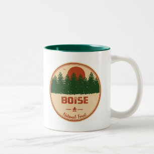 Caneca De Café Em Dois Tons Floresta Nacional de Boise