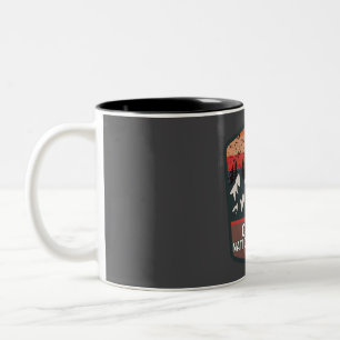 Caneca De Café Em Dois Tons Floresta nacional de cache