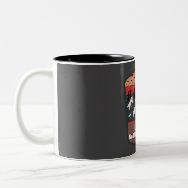 Caneca De Café Em Dois Tons Floresta nacional de Lincoln (Esquerda)