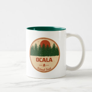 Caneca De Café Em Dois Tons Floresta Nacional de Ocala