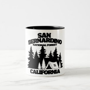 Caneca De Café Em Dois Tons Floresta Nacional de San Bernardino