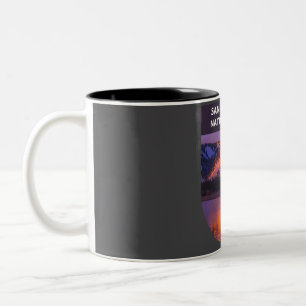 Caneca De Café Em Dois Tons Floresta Nacional de San Bernardino - Califórnia