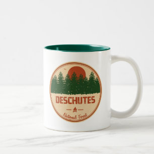 Caneca De Café Em Dois Tons Floresta Nacional Deschutes