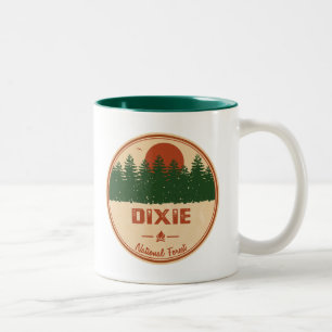 Caneca De Café Em Dois Tons Floresta Nacional Dixie