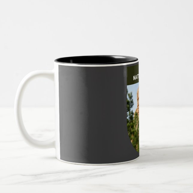 Caneca De Café Em Dois Tons Floresta Nacional Dixie - Desfiladeiro Vermelho (Esquerda)