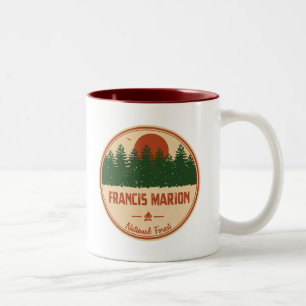 Caneca De Café Em Dois Tons Floresta Nacional Francis Marion